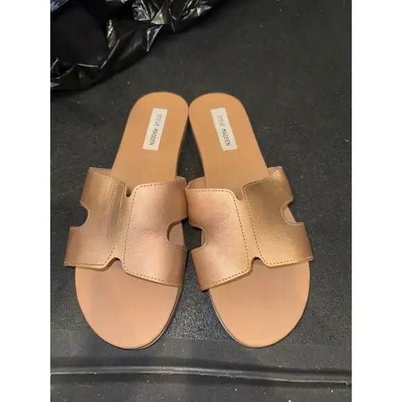 Steve Madden Leather Mules Size 10 Womans - Picture 6 of 8